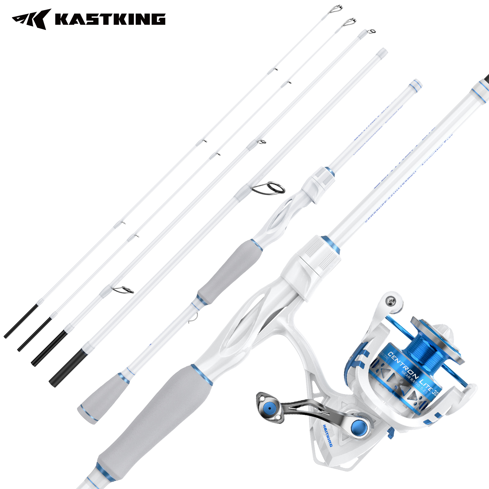 Fishing Rod Combo - KastKing Centron Lite Travel Spinning Combo
