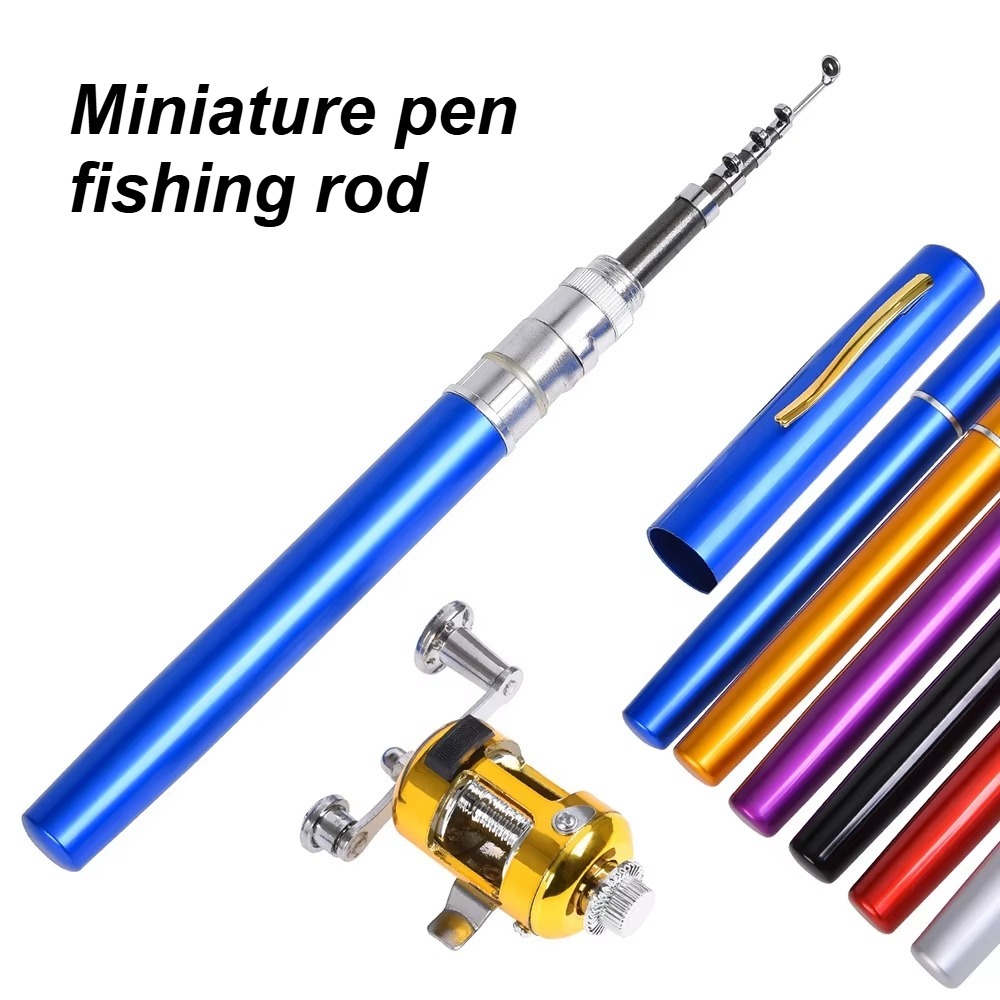 Fishing Rod Case - Mini portable steel pen fishing rod,