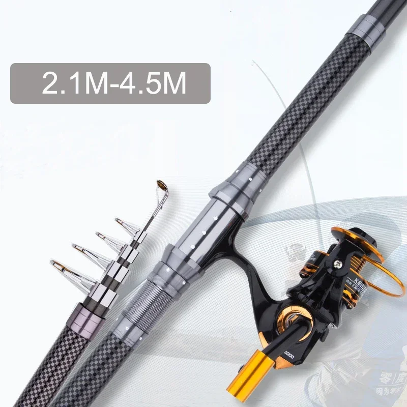 New Telescopic Portable Rotary - Fishing Rod Surf avaliação e preço