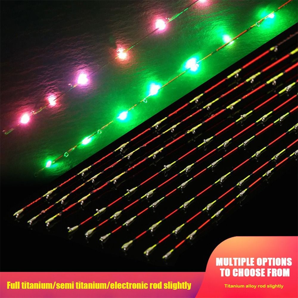 55cm LED Half Titanium/Full Ti - Fishing Rod Tip Replacement avaliação e preço