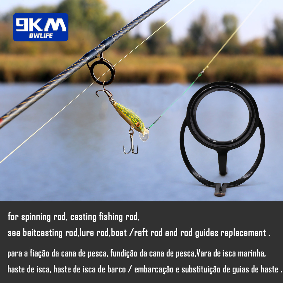 Fishing Rod Repair Kit Spinnin - Fishing Rod Casting avaliação e preço
