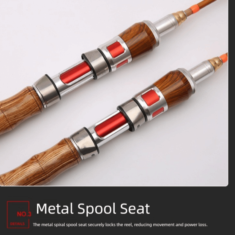 High Quality 4 Sections Spinni - Fishing Rod Carbon Fiber avaliação e preço
