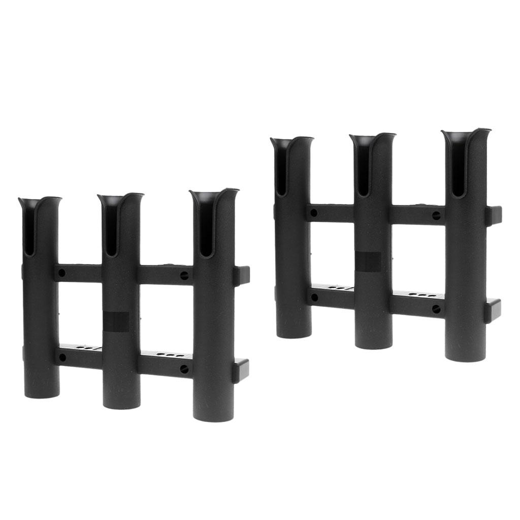 Black PP Fishing Rod Holder Ra - Fishing Rod Boat avaliação e preço