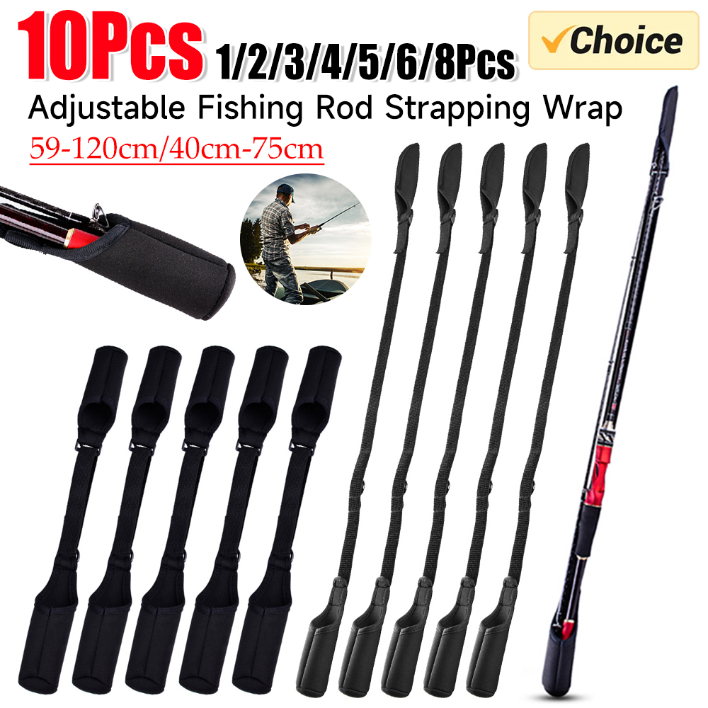 1-10PCS Fishing Rod Socks Srta - Fishing Rod Case avaliação e preço