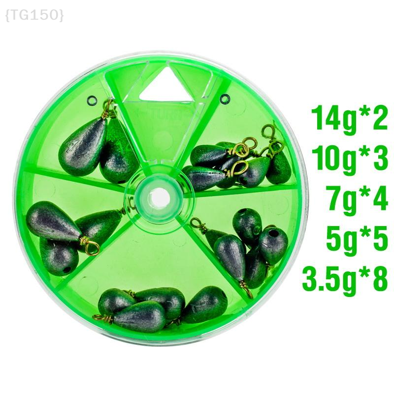 【TG150】22Pcs/Box Fishing Bait  - Fishing Rod Case avaliação e preço