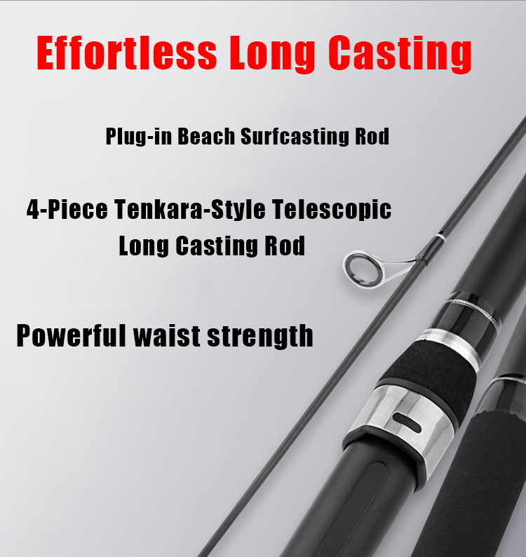 3.3M-3.9M Carp 4 Pieces Fishin - Fishing Rod Surf avaliação e preço