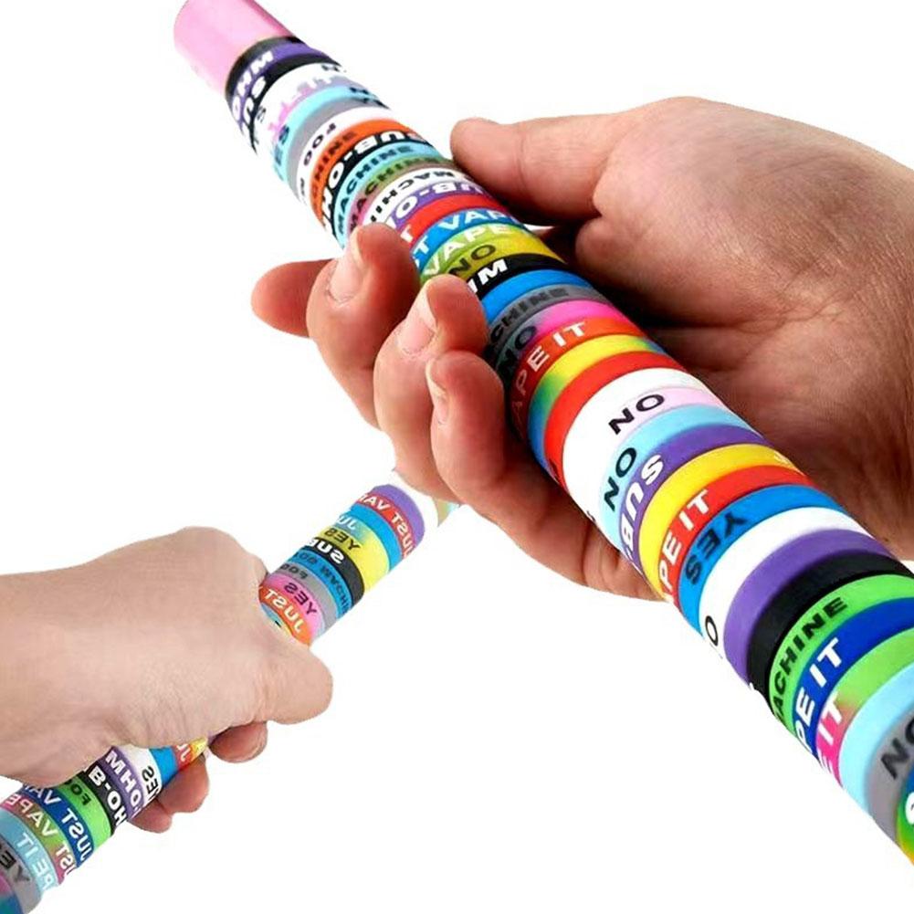 20/50Pcs Silicone Anti-skid Ro - Fishing Rod Case avaliação e preço