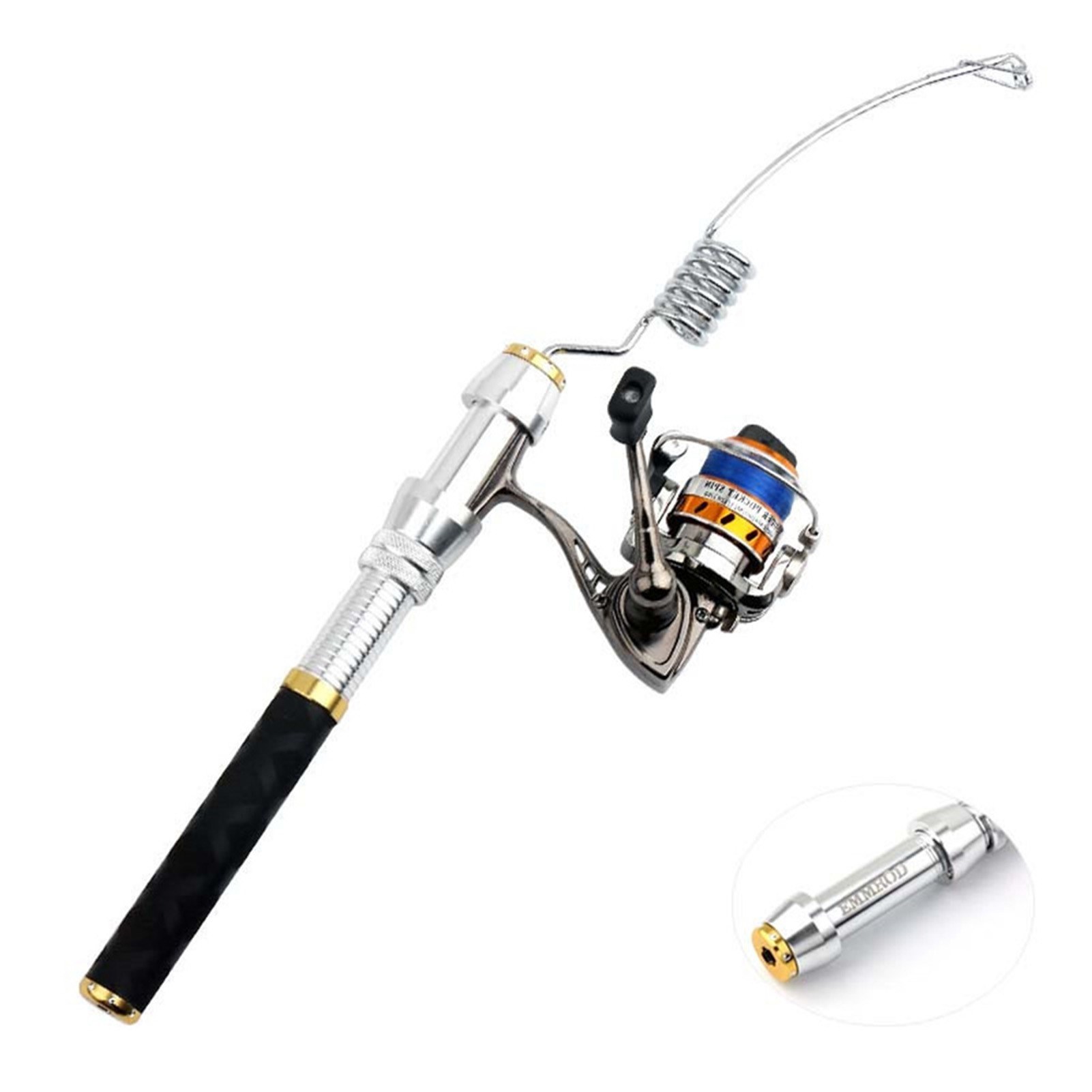 Portable Fishing Rod Telescopi - Fishing Rod Spinning avaliação e preço