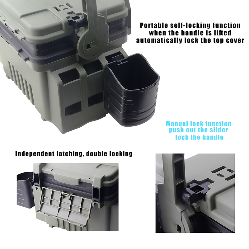 JSFUN Fishing Box Barrel Holde - Fishing Rod Case avaliação e preço