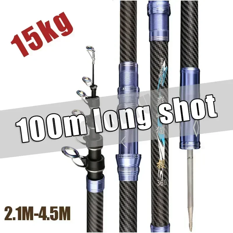 Best Telescopic Portable Rotar - Fishing Rod Surf avaliação e preço