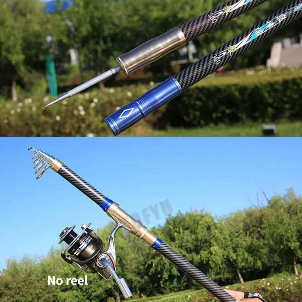 Best Telescopic Portable Rotar - Fishing Rod Surf avaliação e preço