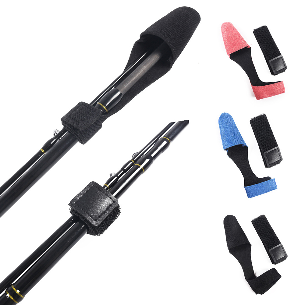 1-5PCS Fishing Rod Tie Tip Cov - Fishing Rod Case avaliação e preço