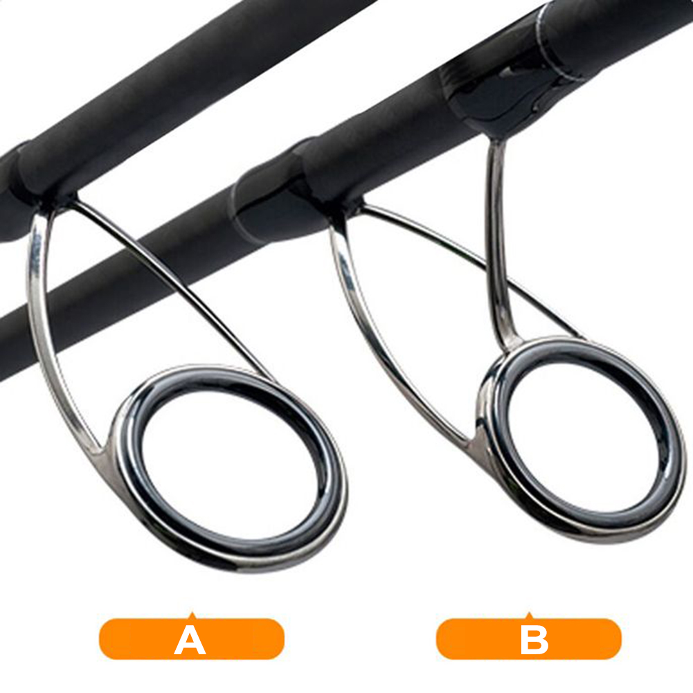 9 Pcs Fishing Rod  Guide Ceram - Fishing Rod Tip Replacement avaliação e preço