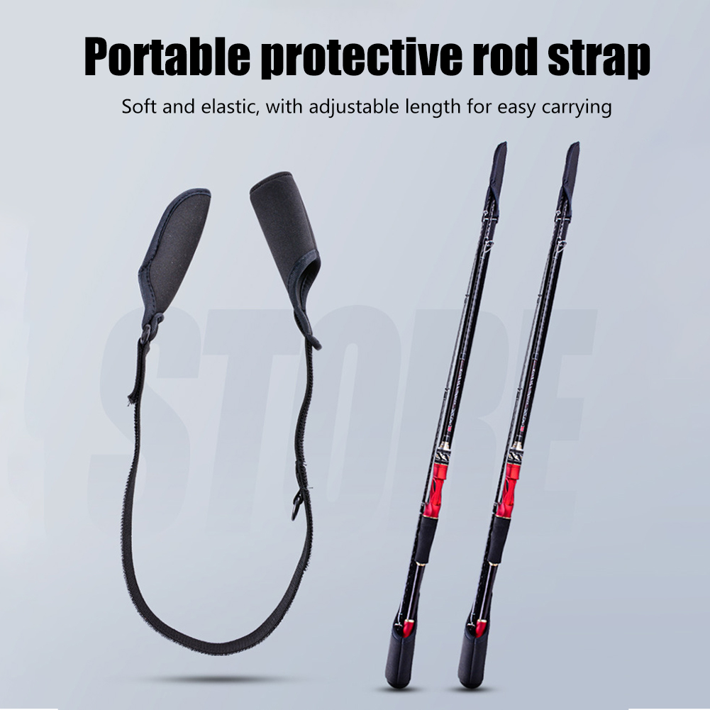 1-10pcs Fishing Pole Sleeves L - Fishing Rod Case avaliação e preço