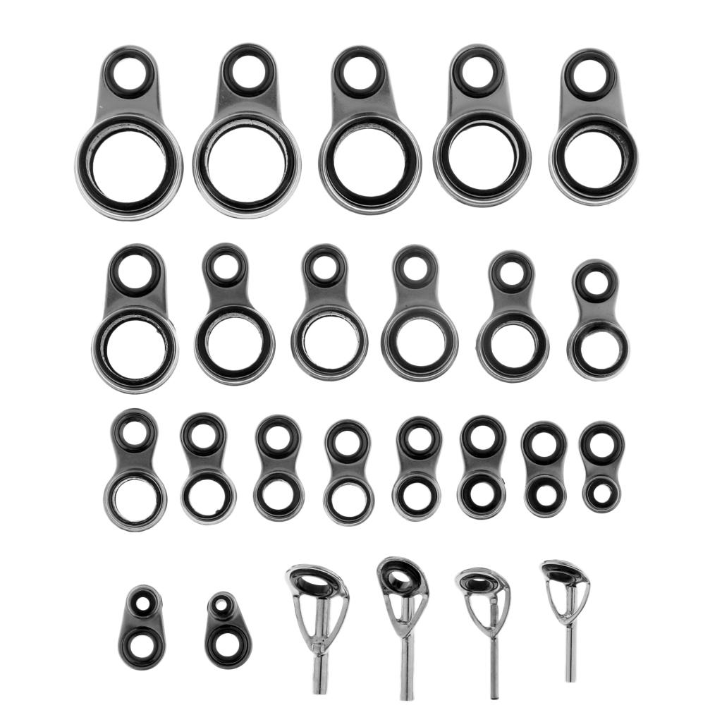 5 Pieces Fishing Rod Tip Kit S - Fishing Rod Guide Replacement avaliação e preço