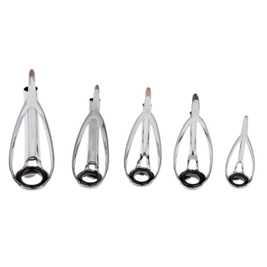 5 Pieces Fishing Rod Tip Kit S - Fishing Rod Guide Replacement avaliação e preço