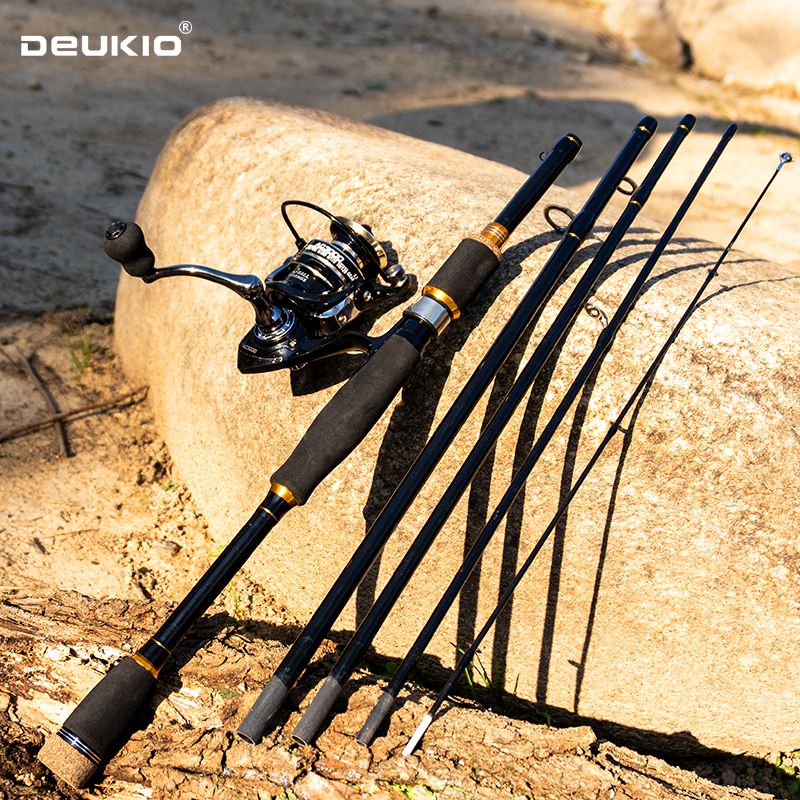 DEUKIO Fishing Rod Reel Combo  - Fishing Rod Carbon Fiber avaliação e preço