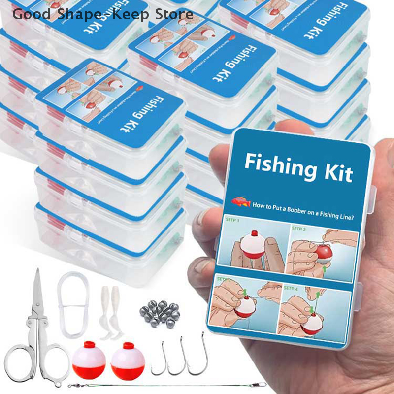 24Pcs Emergency Fishing Kit Po - Fishing Rod Case avaliação e preço